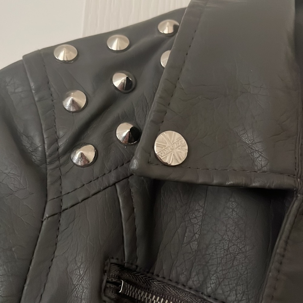 Faux leather moto jacket - Picture 2 of 5